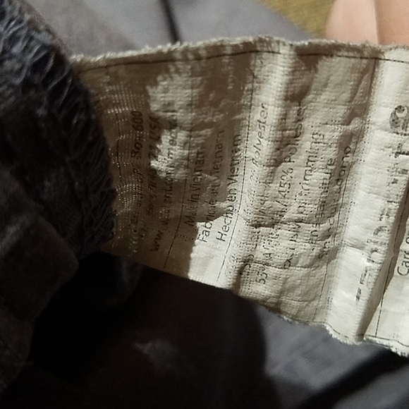 Carhartt Gray V-Neck Short Sleeve Scrub Top - Picture 4 of 5